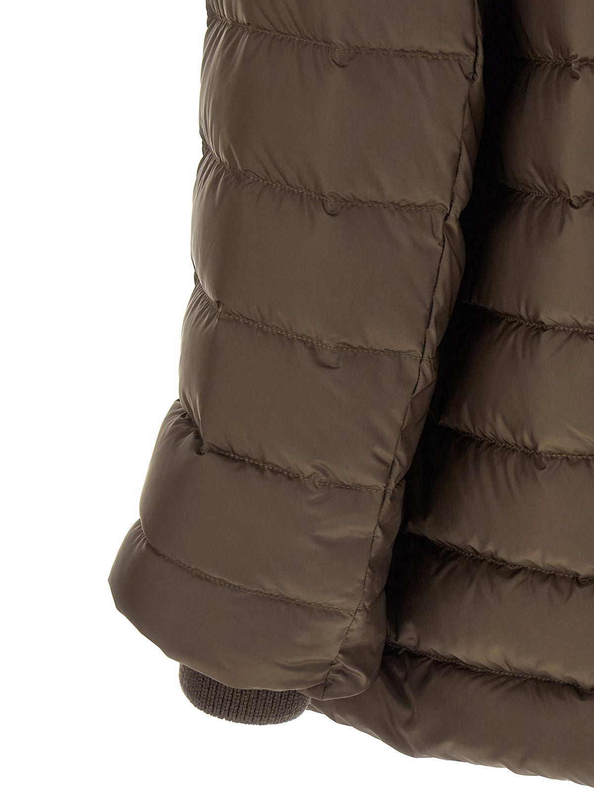 Rick Owens Brown Polyester Bomber