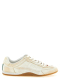 Gucci Beige Calfskin Low Top Sneakers