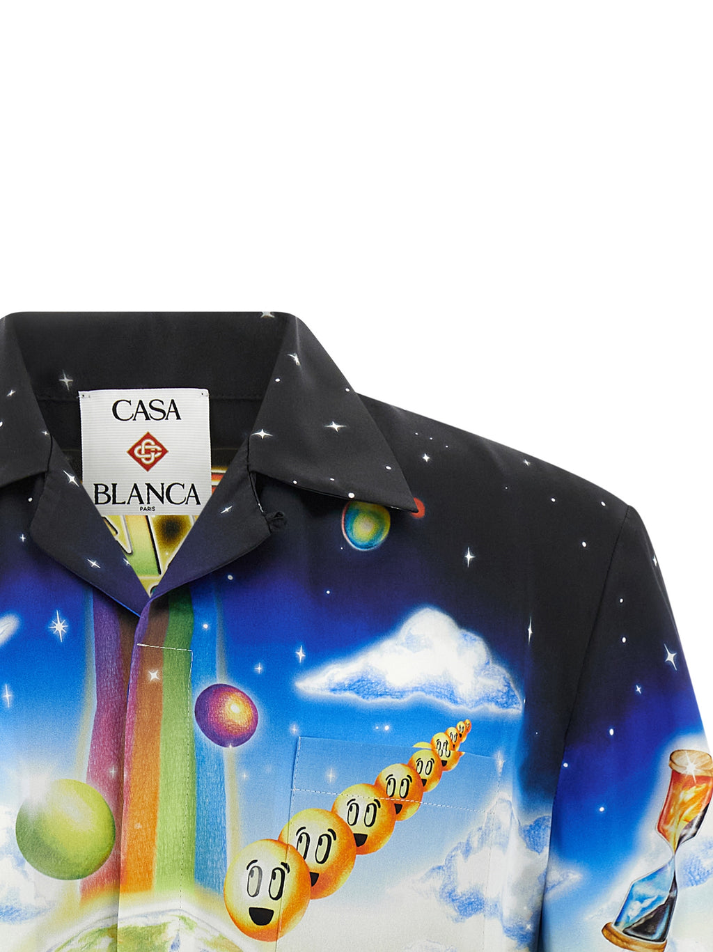 Casablanca Multicolor Silk Blouse