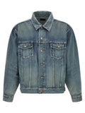 Saint Laurent Blue Cotton Denim Jacket