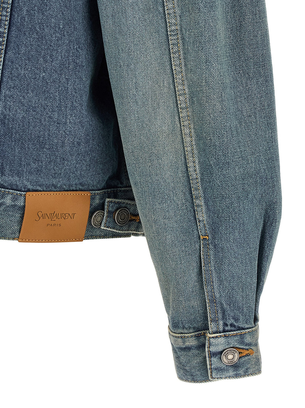Saint Laurent Blue Cotton Denim Jacket