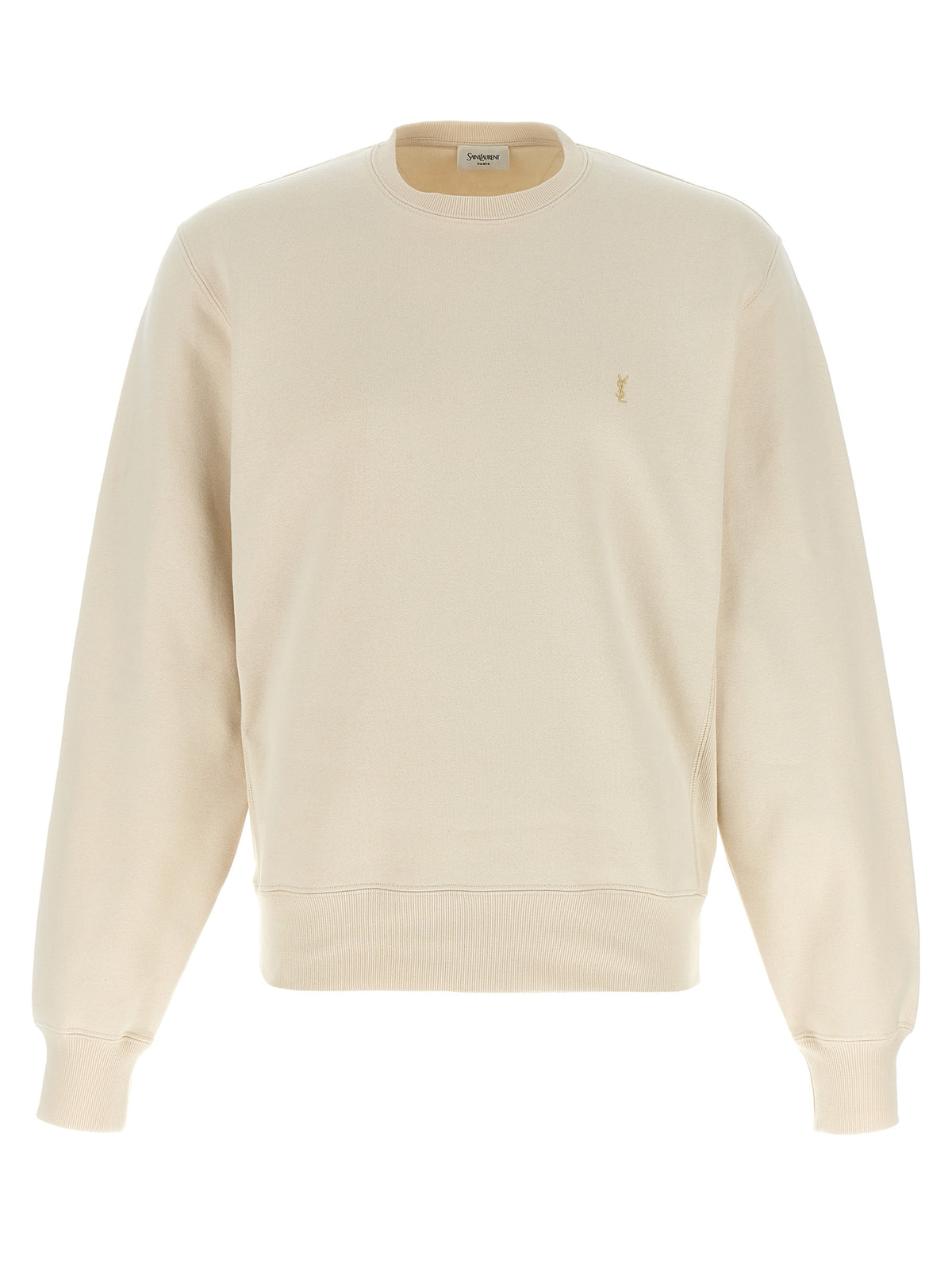 Saint Laurent Beige Cotton Sweatshirt