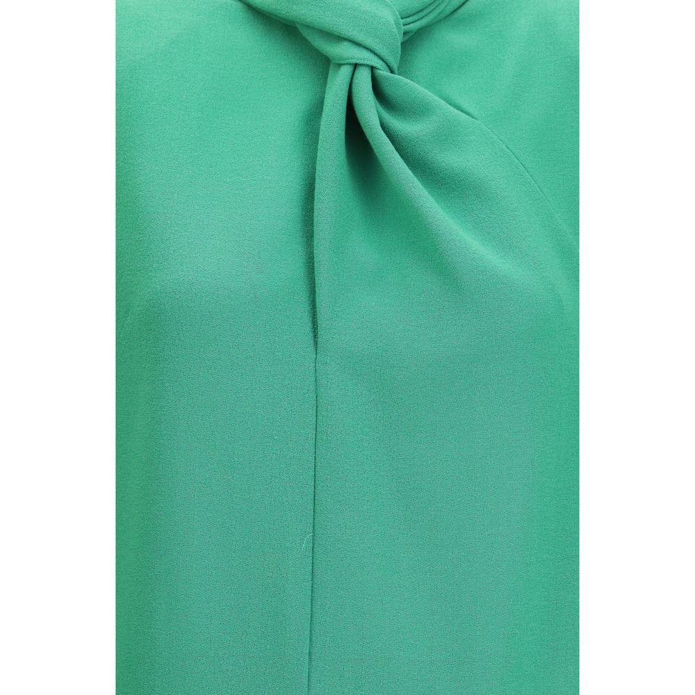 Valentino Garavani Bicolor Wool Oves Aries Casual Dress