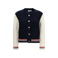 Thom Browne Blue Cashmere Cardigan