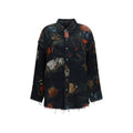 R13 Black Cotton Shirt