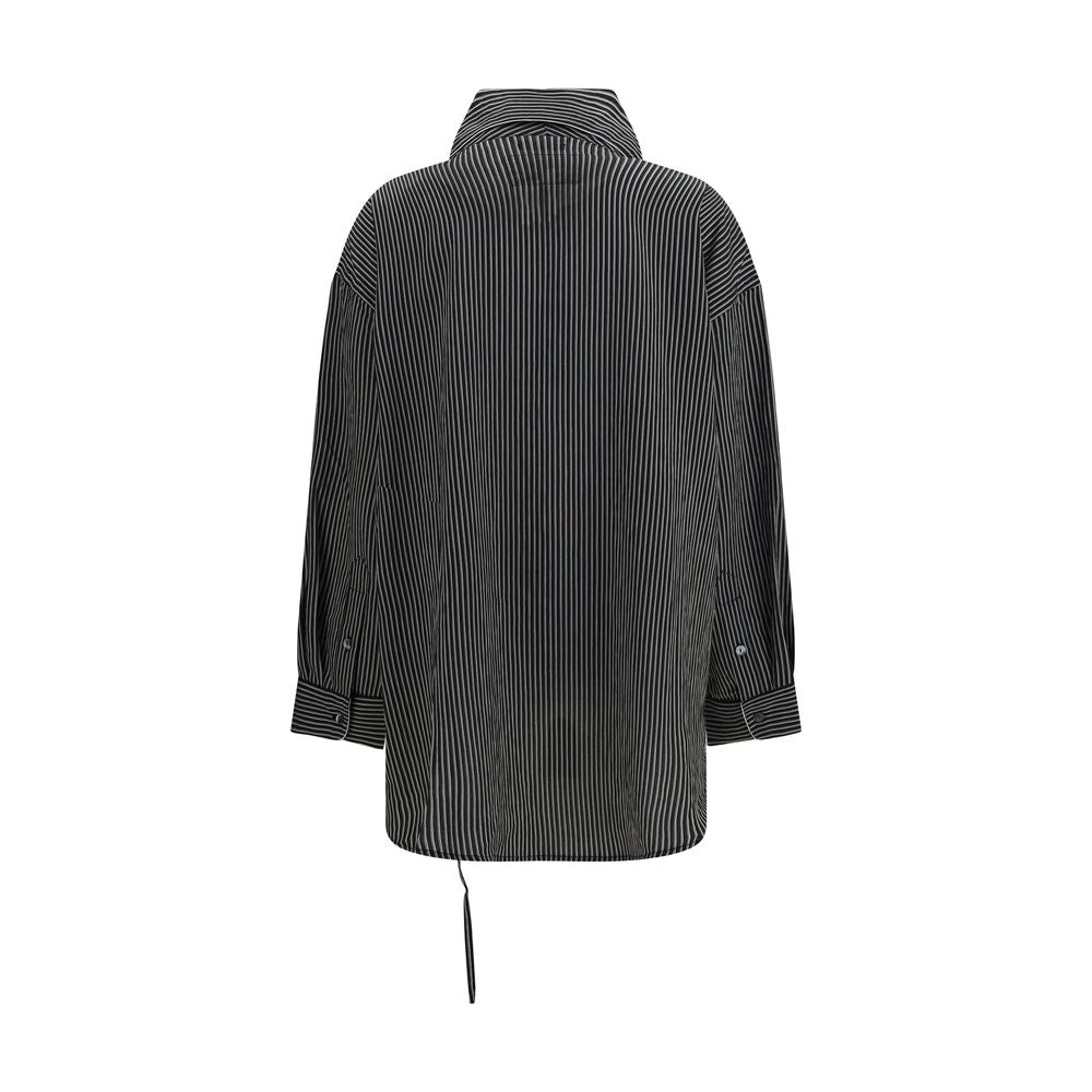R13 Black Viscose Shirt