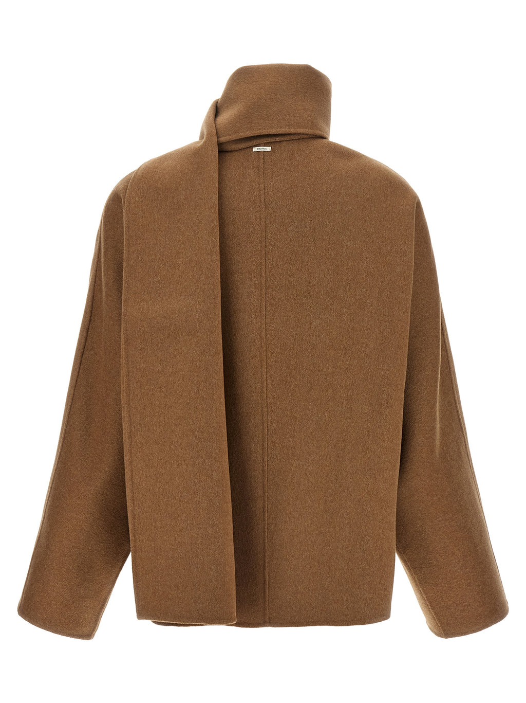 'S Max Mara Brown Wool Full-Length Jacket