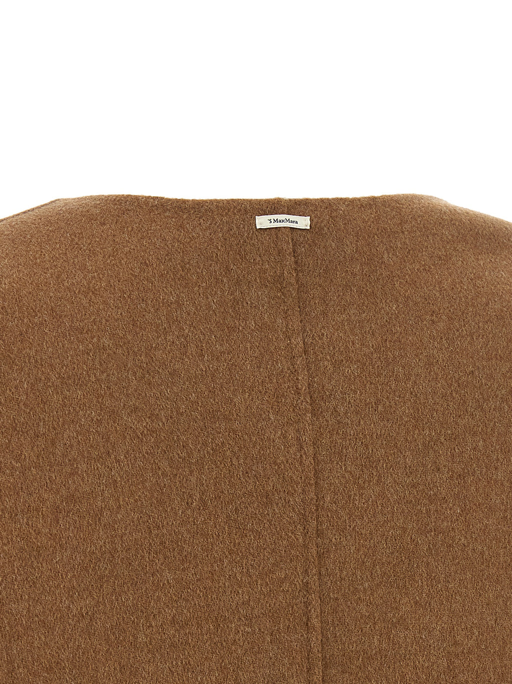 'S Max Mara Brown Wool Full-Length Jacket