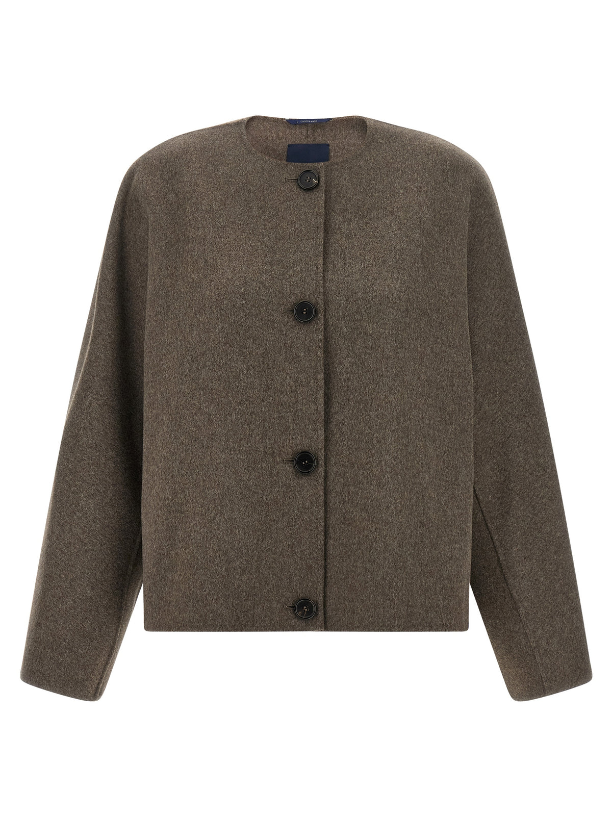 'S Max Mara Brown Wool Full-Length Jacket