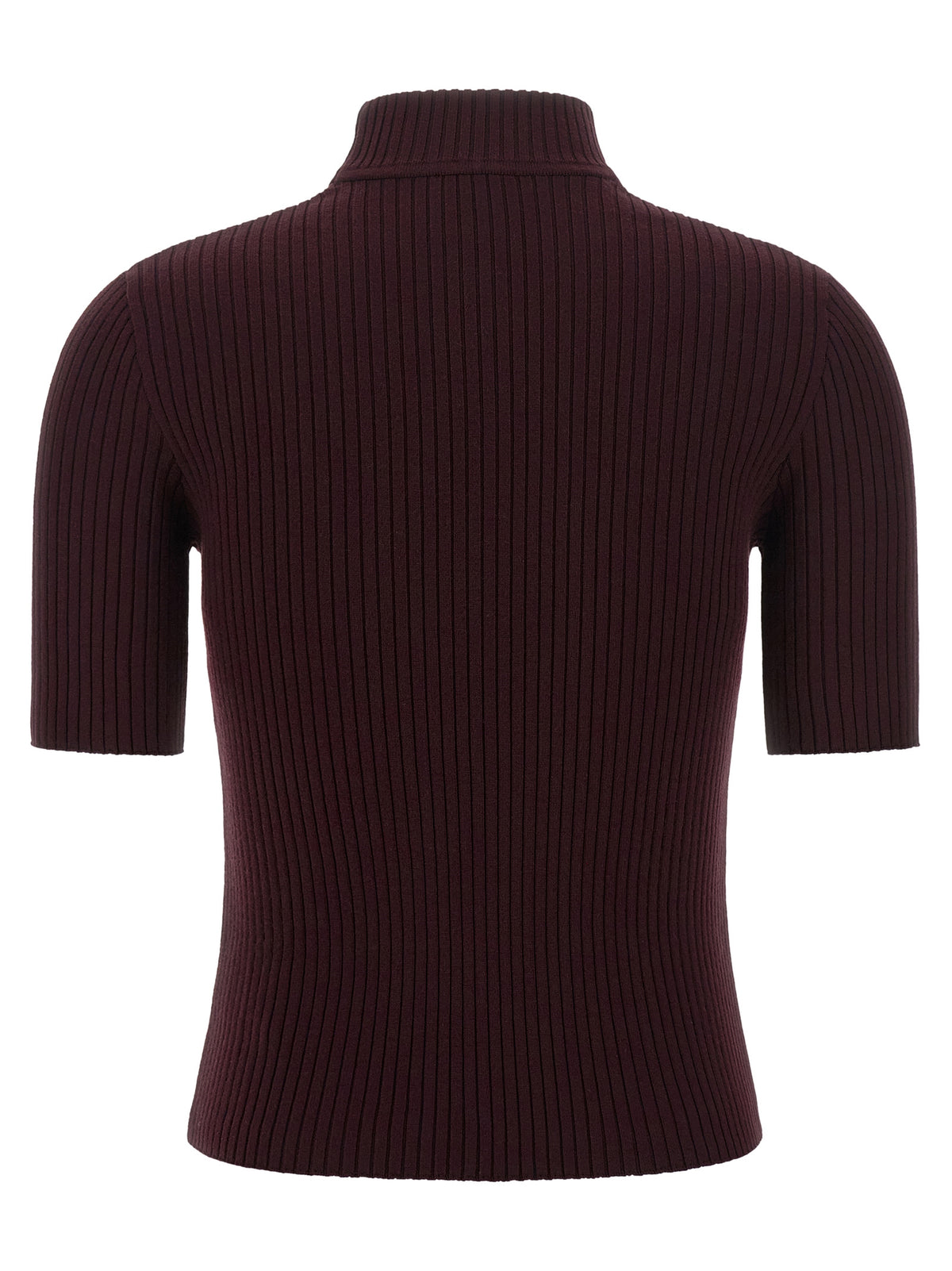 Courrèges Bordeaux Viscose Sweatshirt