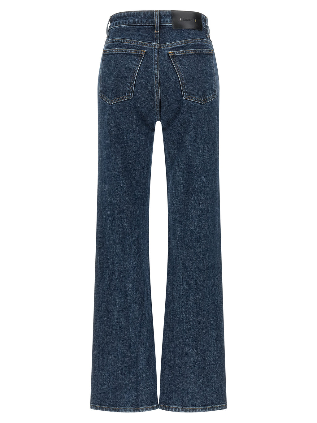 Khaite Blue Cotton Straight-Leg Jeans