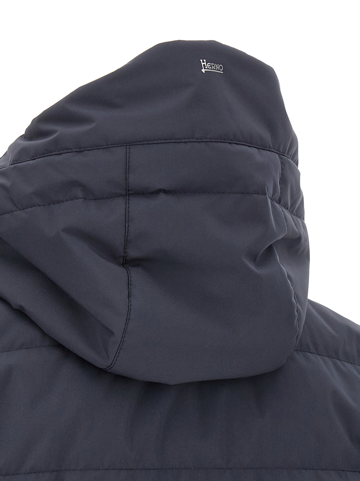 Herno Blue Polyester Full-Length Jacket