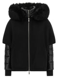 MooRER Black Wool Shell Jacket