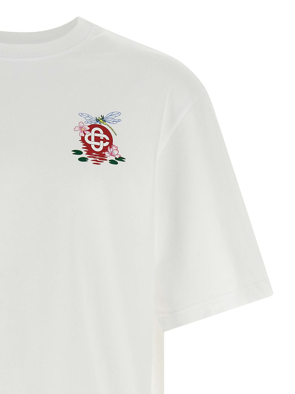 Casablanca White Organic Cotton T-Shirt