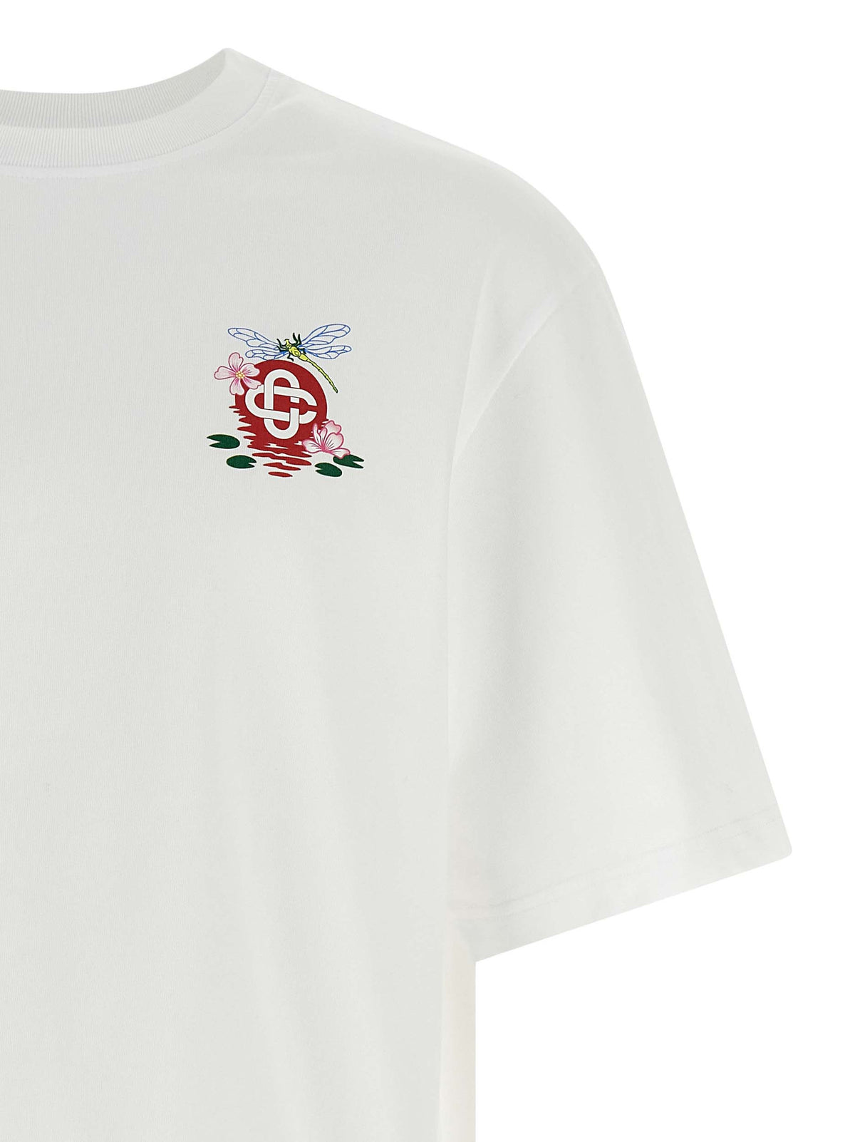 Casablanca White Organic Cotton T-Shirt
