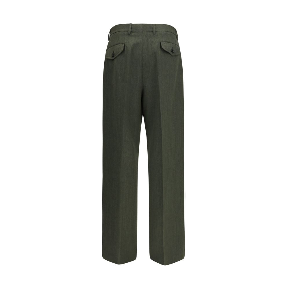 Laneus Bicolor Wool Oves Aries Casual Pants