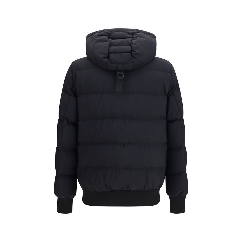 Moose Knuckles Black Nylon Full-Length Jacket