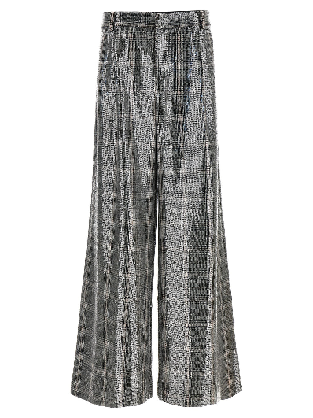 Retrofette Gray Polyester Casual Pants