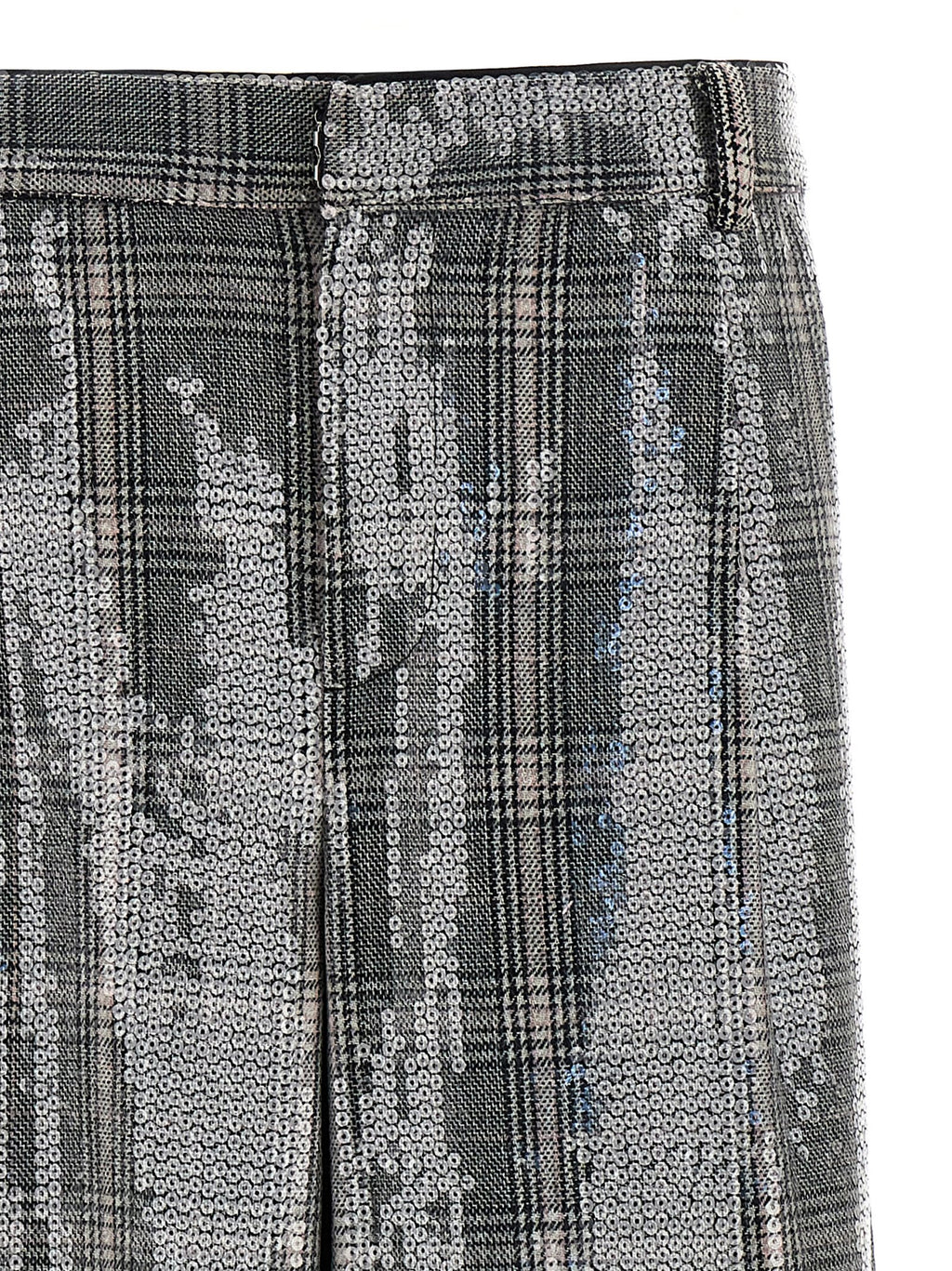 Retrofette Gray Polyester Casual Pants