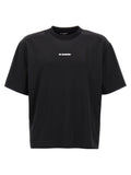 Jil Sander Black Polyester T-Shirt