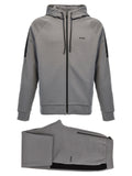 Hugo Boss Gray Cotton Sweatshirt