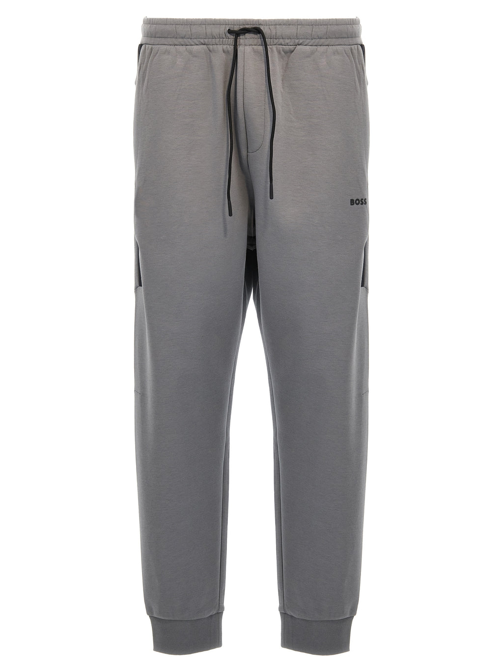 Hugo Boss Gray Cotton Sweatshirt