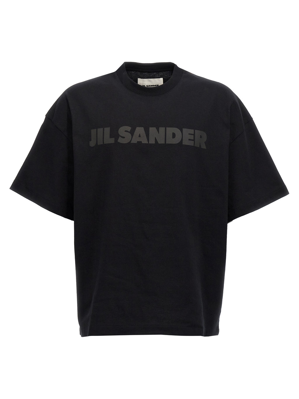 Jil Sander Black Cotton T-Shirt