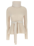 Zimmermann Beige Merino Wool Cardigan