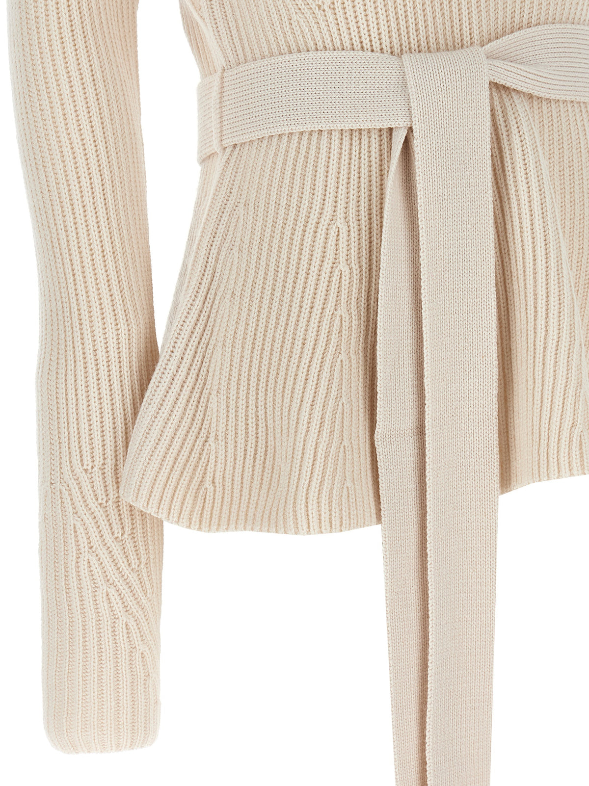 Zimmermann Beige Merino Wool Cardigan