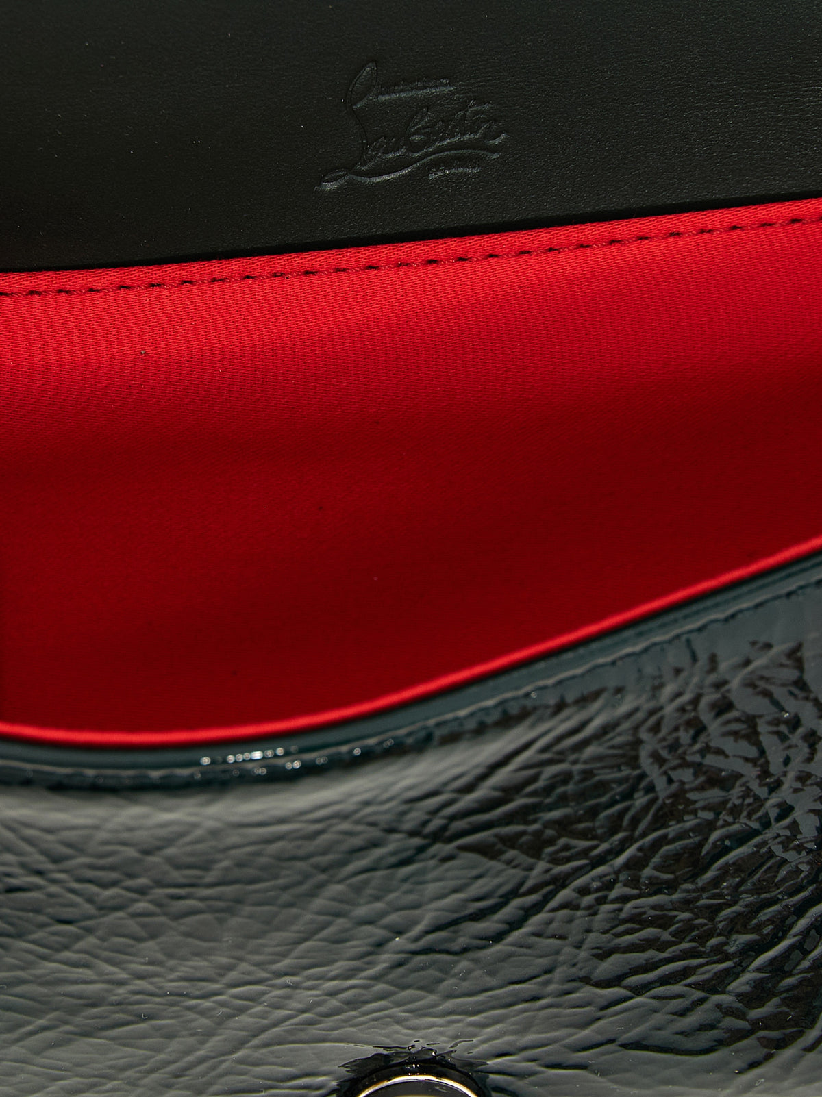 Christian Louboutin Bicolor Calfskin Crossbody Bag