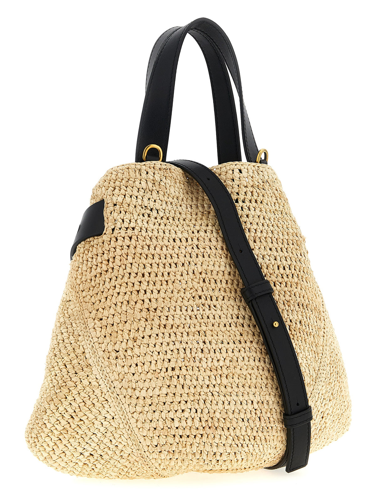 Loewe Beige Raffia Tote Bag