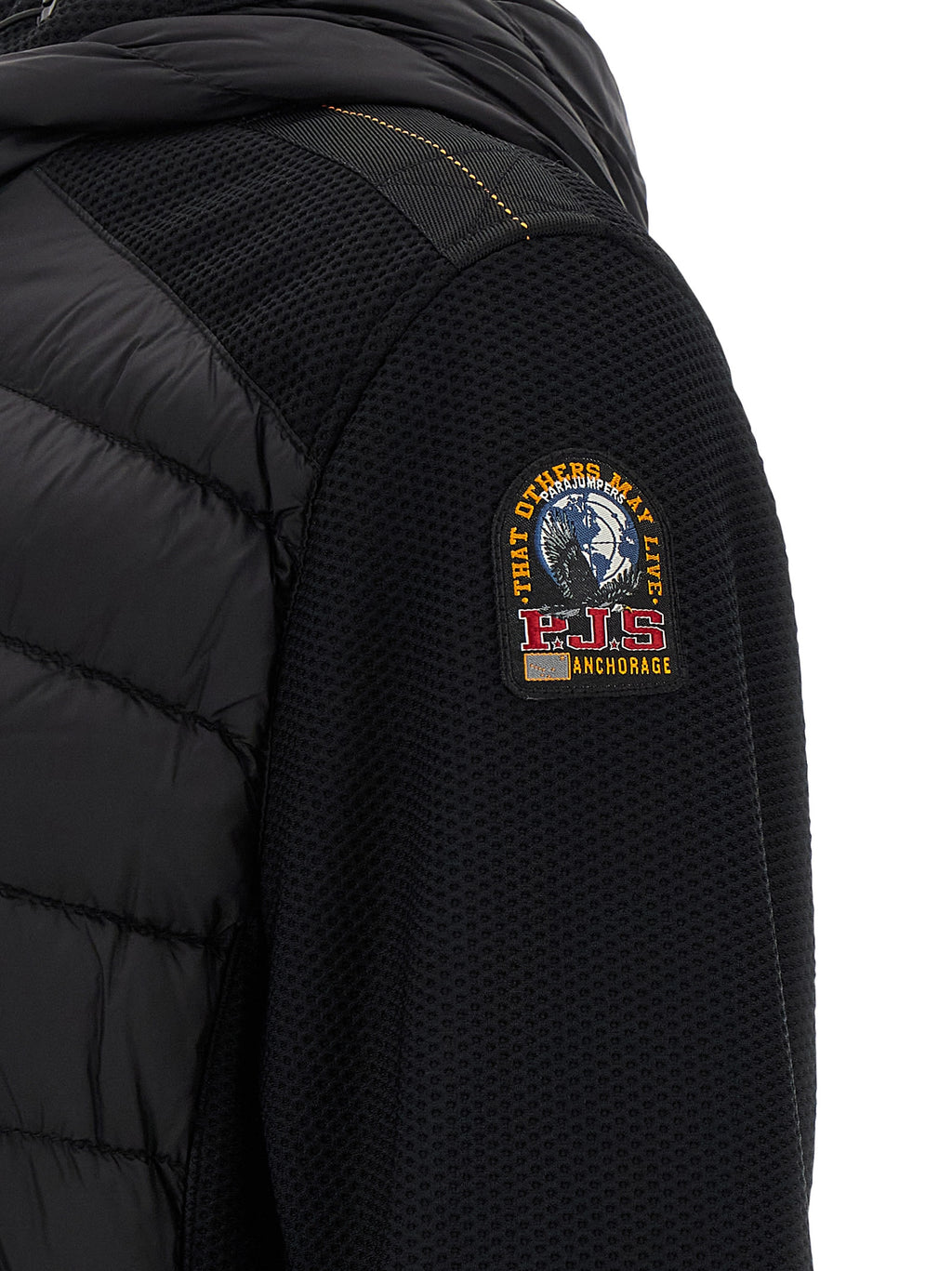 Parajumpers Black Polyamide Shell Jacket