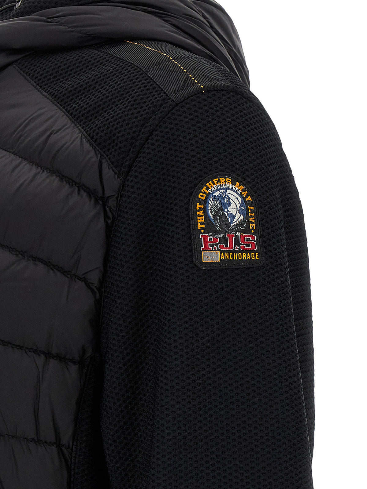 Parajumpers Black Polyamide Shell Jacket