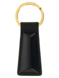 Jil Sander Black Calfskin Keychain