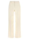Fendi White Virgin Wool Dress Pants
