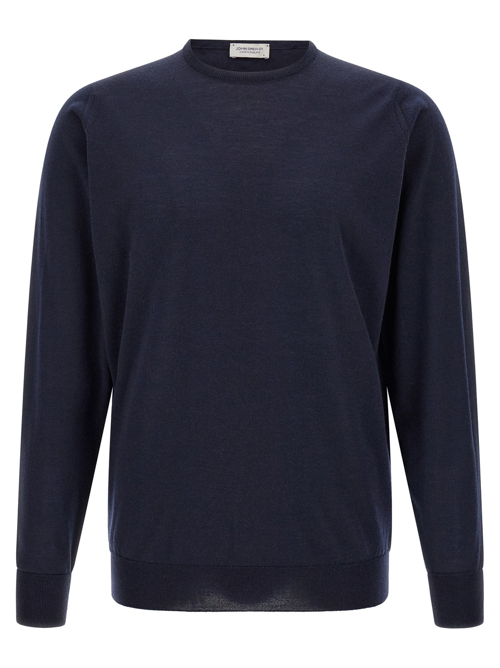 JOHN SMEDLEY Blue Merino Wool Cardigan