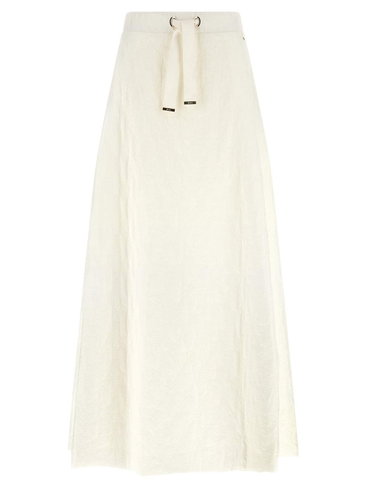 Herno White Polyamide Mini Skirt