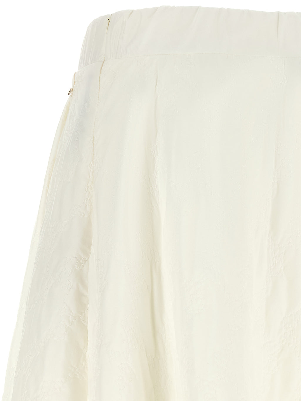 Herno White Polyamide Mini Skirt