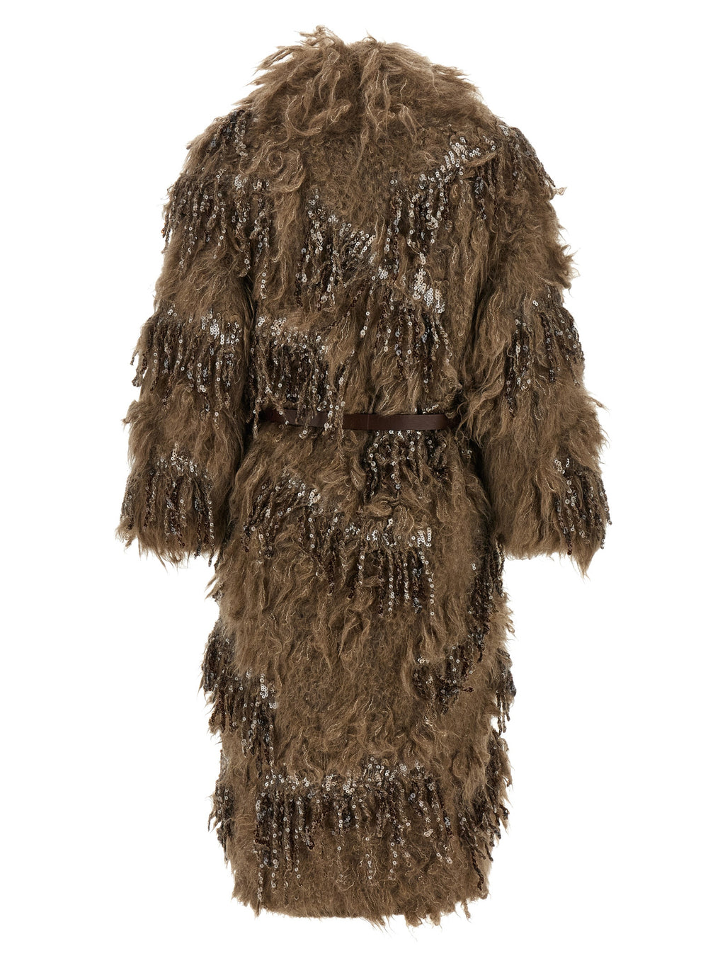 Brunello Cucinelli Brown Wool Coat