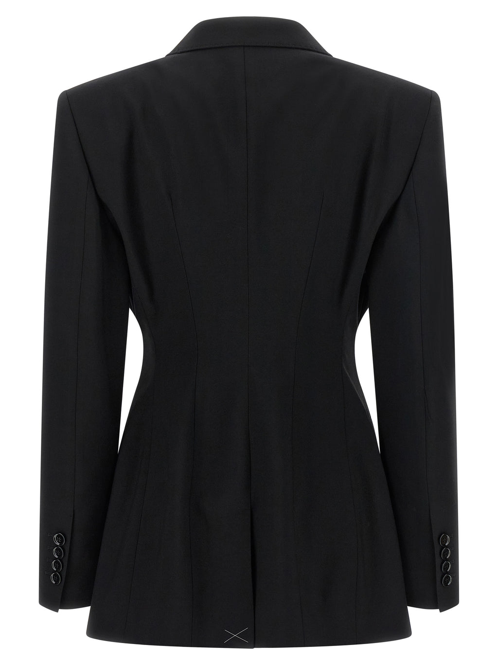 Dolce & Gabbana Black Virgin Wool Blazer
