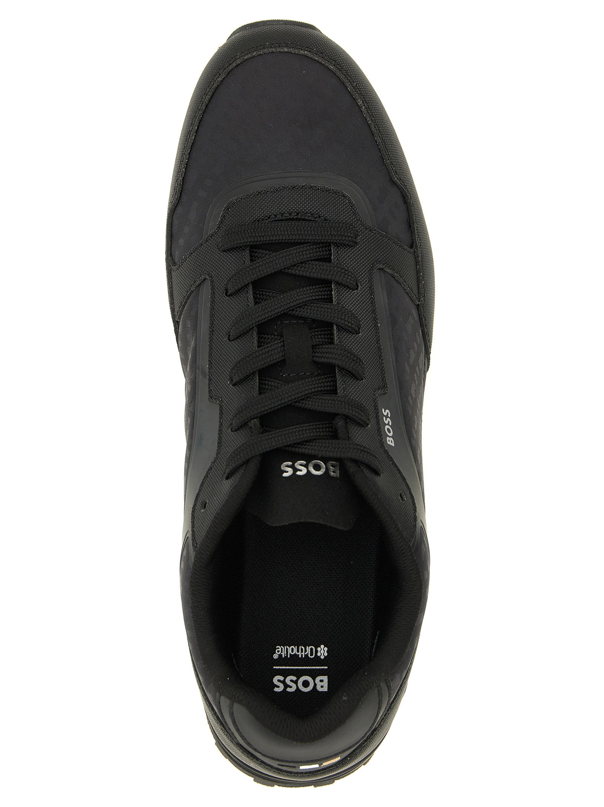 Hugo Boss Black Polyester Athletic Sneakers