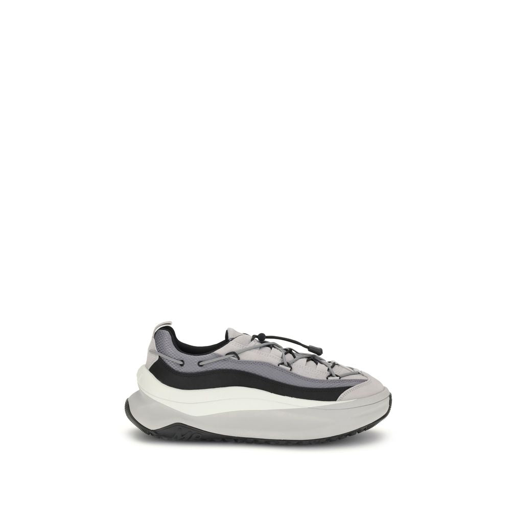 Moon Boot Gray Polyester Athletic Sneakers