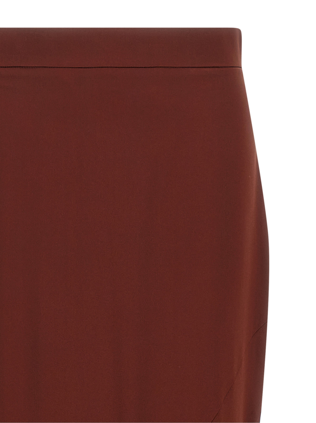 Max Mara Brown Silk Mini Skirt