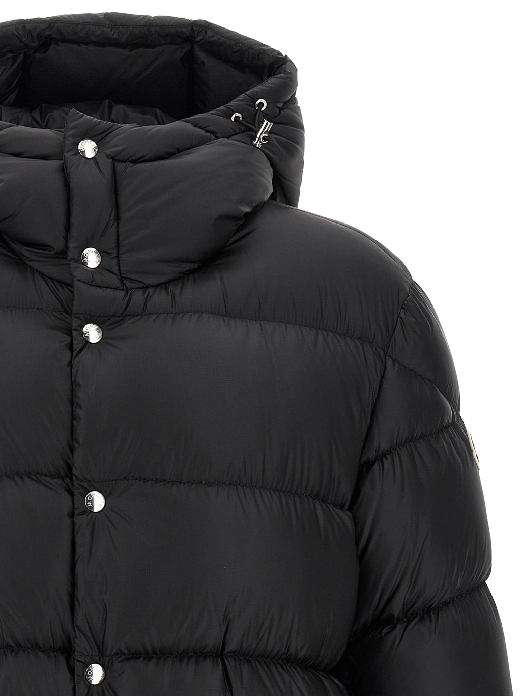 Moncler Black Polyamide Full-Length Jacket