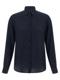 XACUS Blue Viscose Blouse
