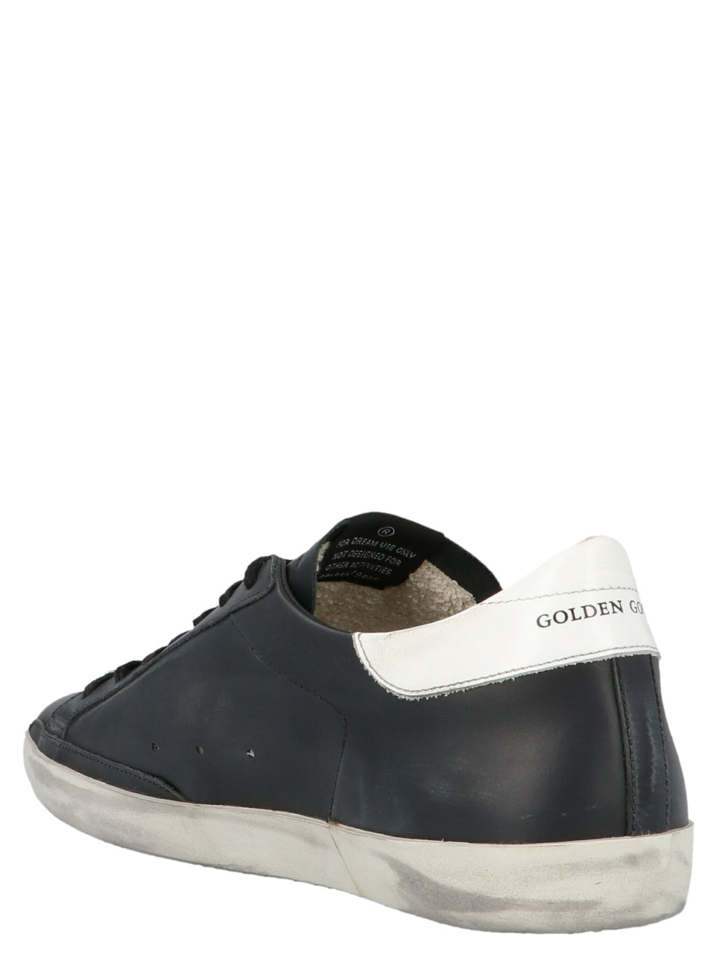 Golden Goose Black Cowhide Low Top Sneakers