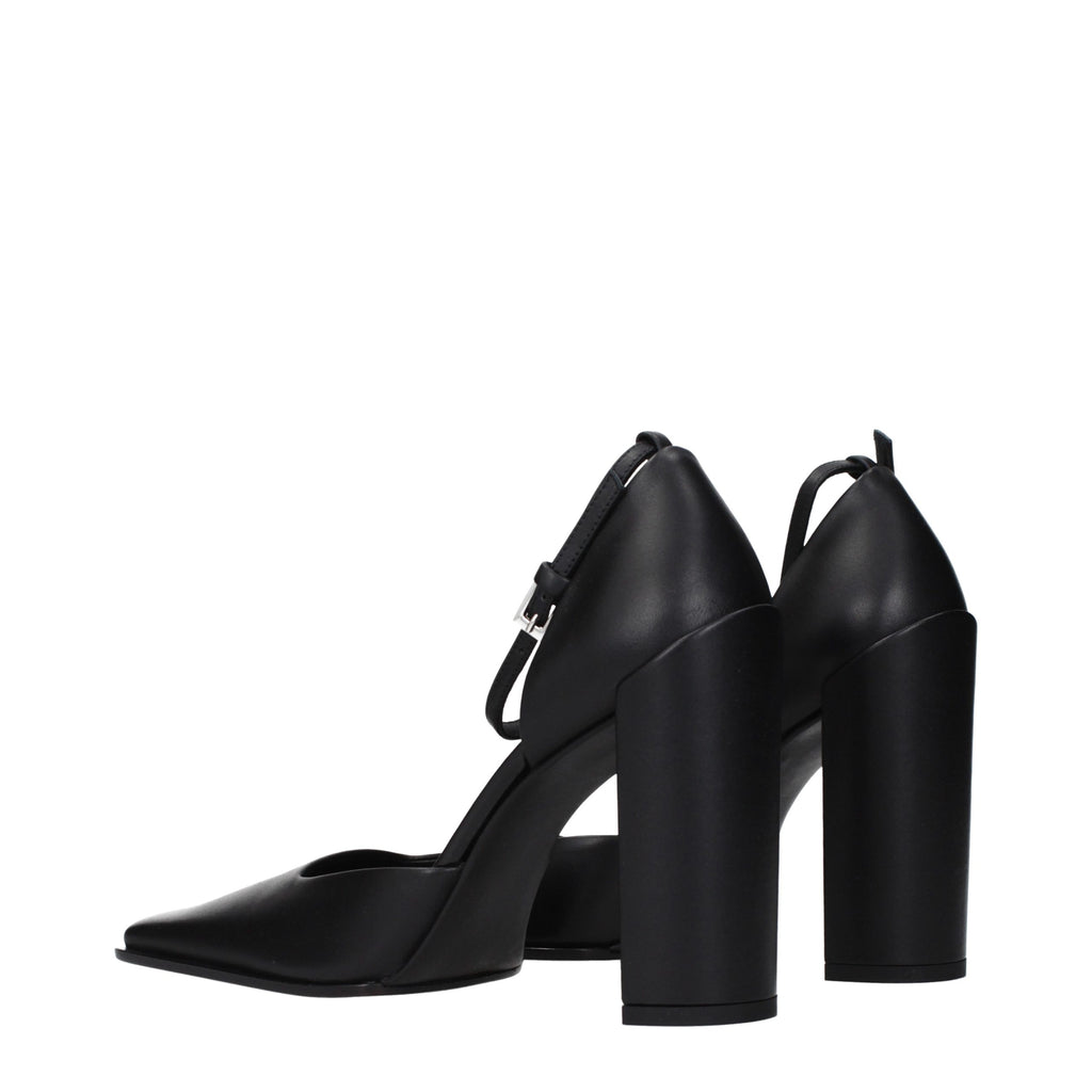 Alaïa Black Leather High Heel Pumps