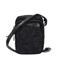 Versace Black Fabric Crossbody Bag