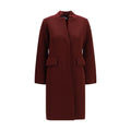 Ella Bordeaux Wool Oves Aries Coat