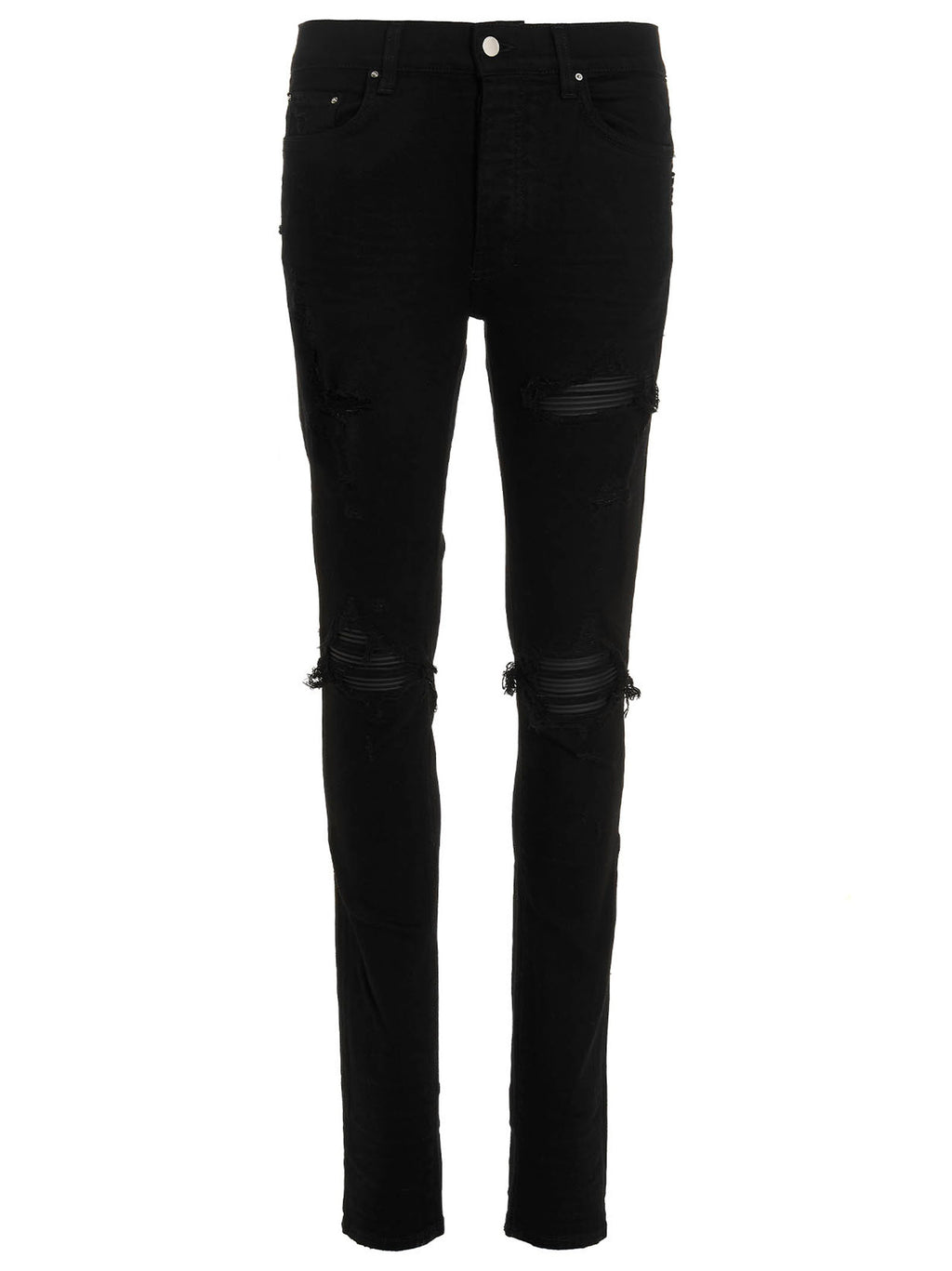 Amiri Black Cotton Skinny Jeans